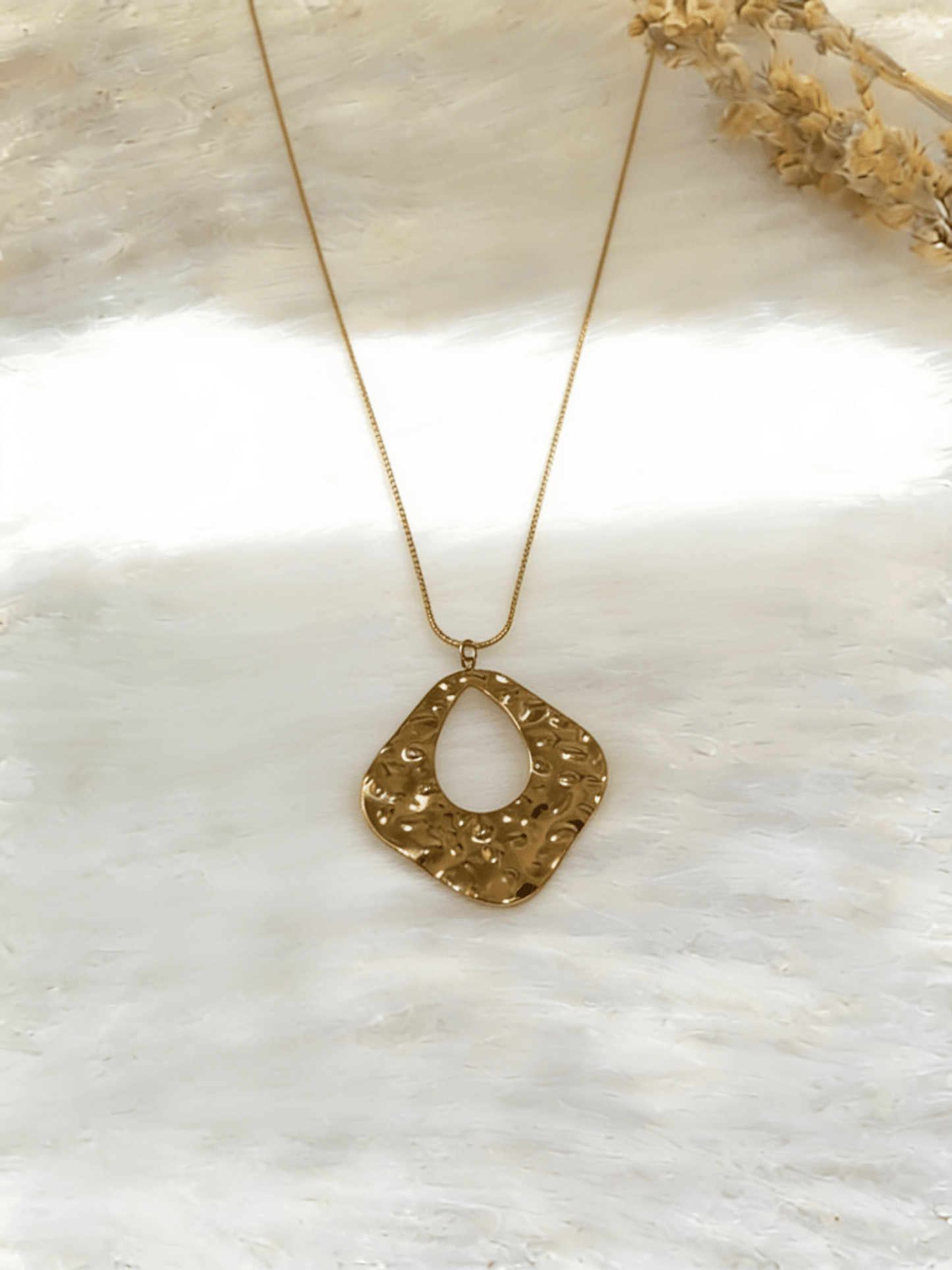 Ruby Necklace - Stainless Steel