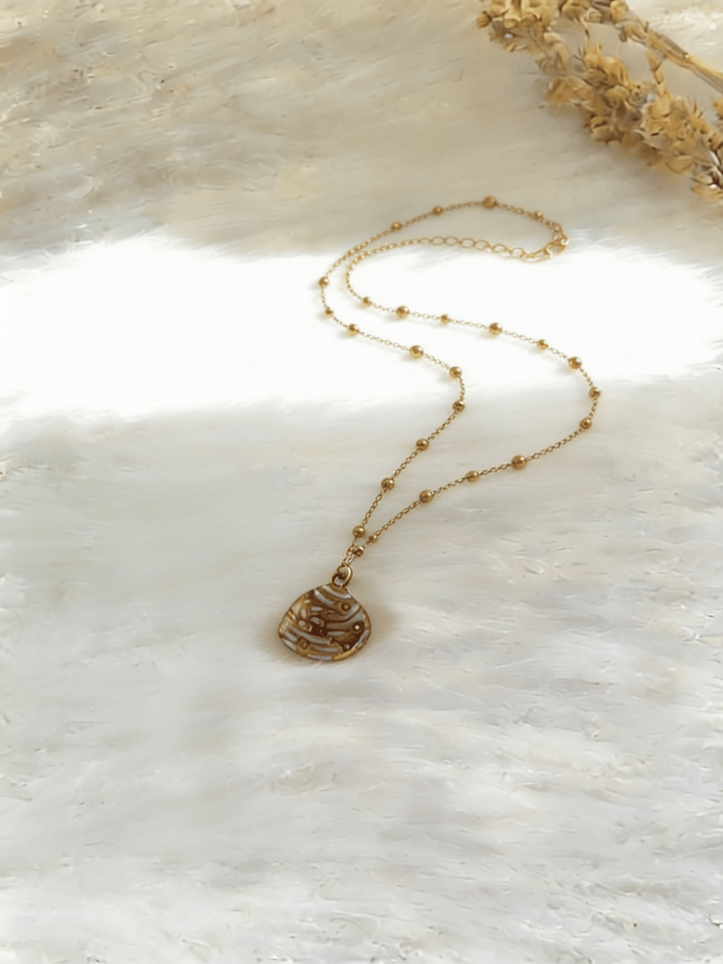 Rose Necklace - Stainless Steel