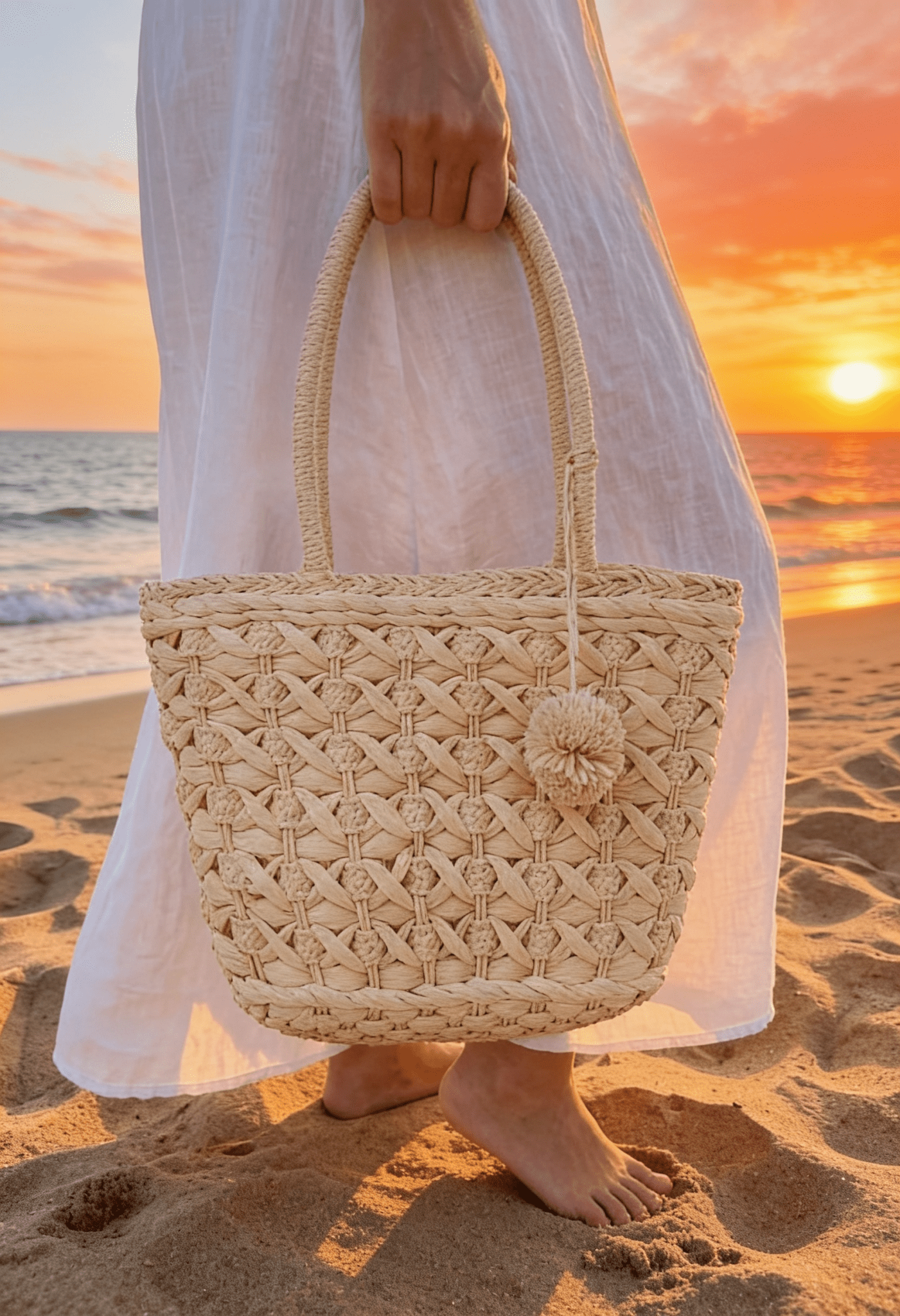 Leen Handmade Bag - Wicker