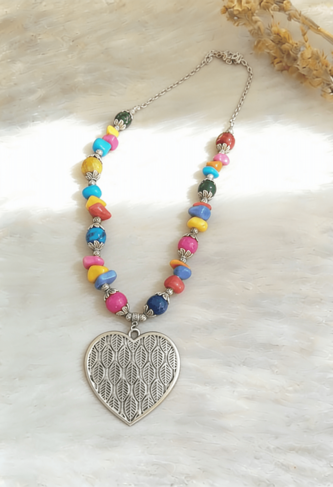 Zainab Necklace - Agate Stones