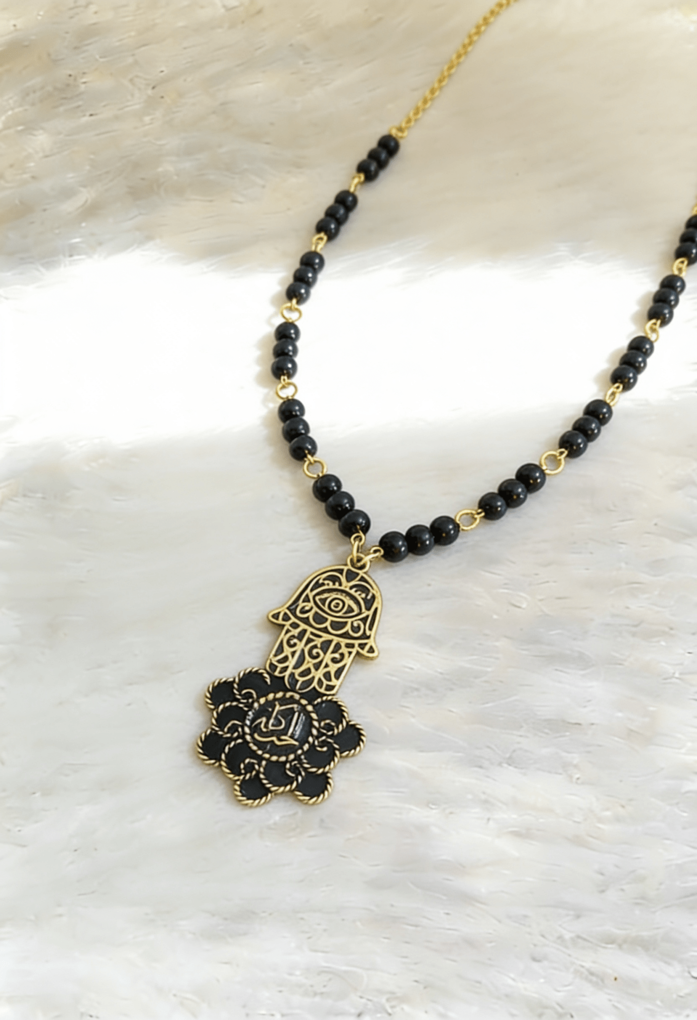 Yasmina Necklace - Agate Stones