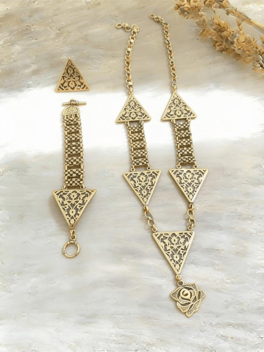 Triangle Luxe Set - Pure Copper