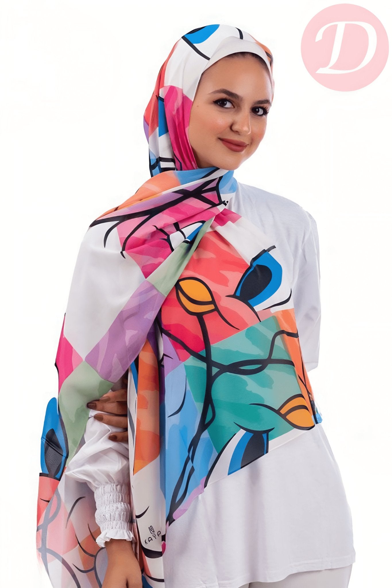 Sandy Scarf - Crepe Digital