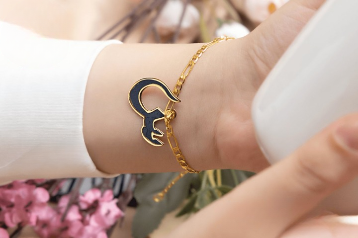 Seen Customized Bracelet- Gold Plated