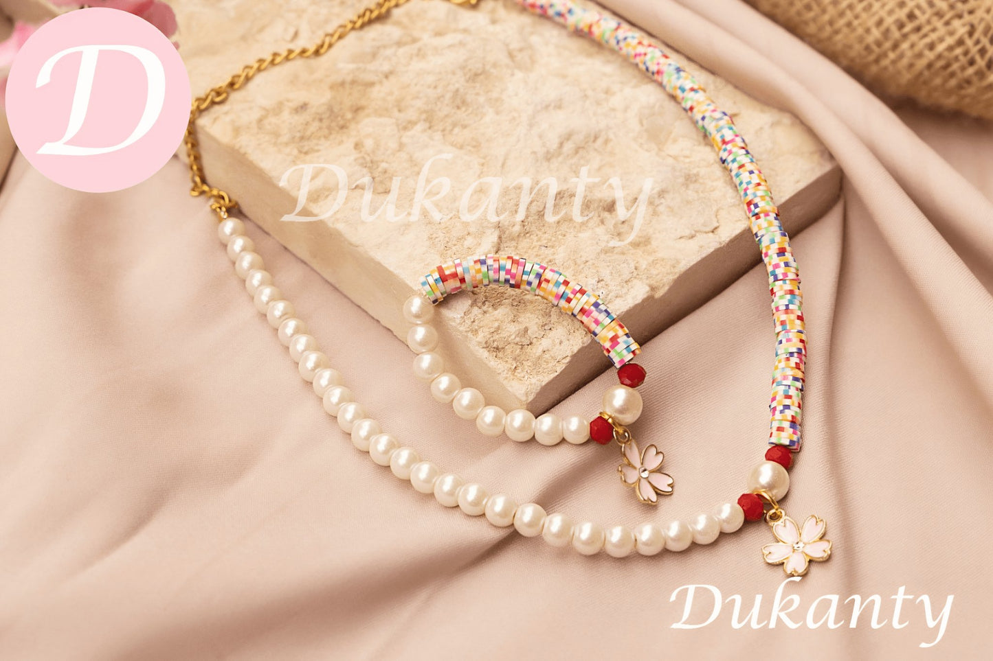 مجموعة تايا للأطفال - لؤلؤة وحجر مطاطي