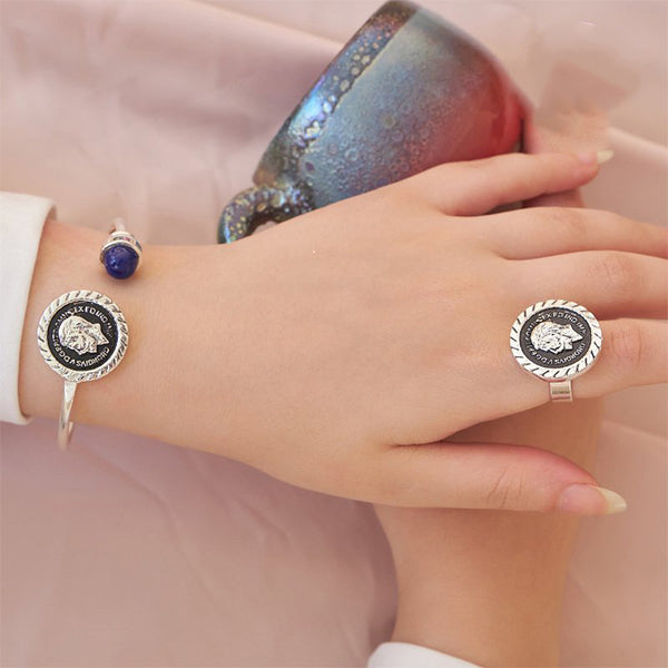 مجموعة أماندا - مطلية بالفضة