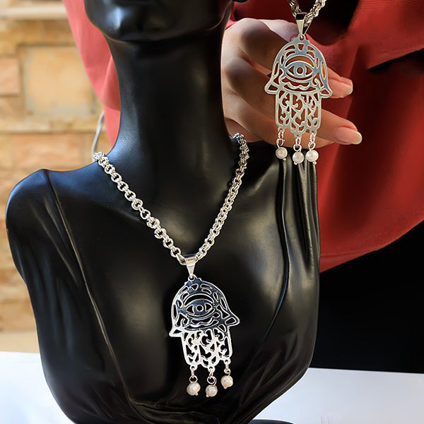 Traditional Arabian Kaf Set - Silver Plated