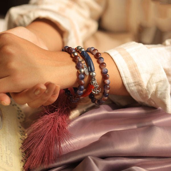 Eve Bracelets Set - Agate