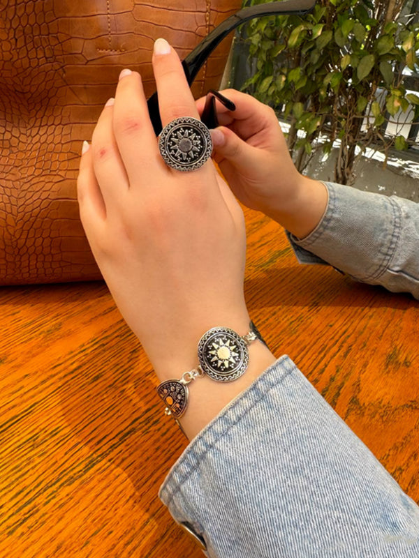 Salma Set - Silver Plated