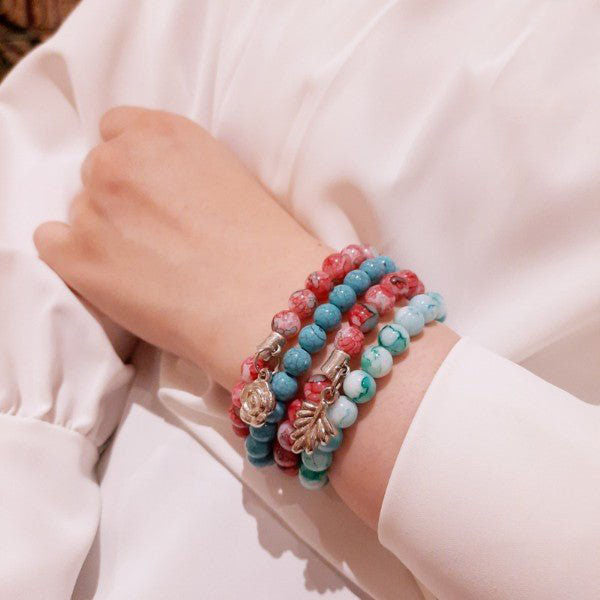 Sedra Bracelets Set - Turquoise and Agate
