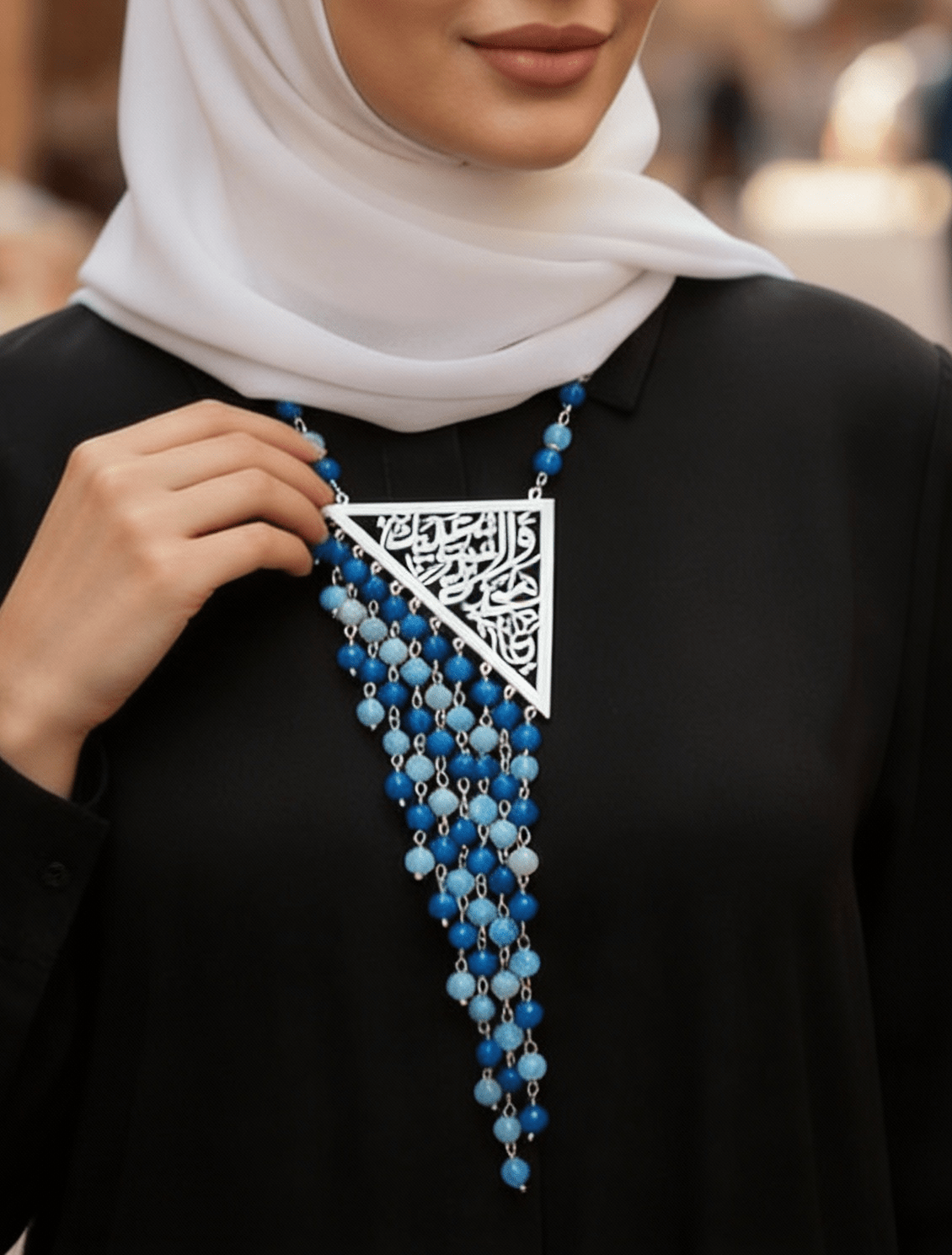 قلادة سما - فضة خالصة