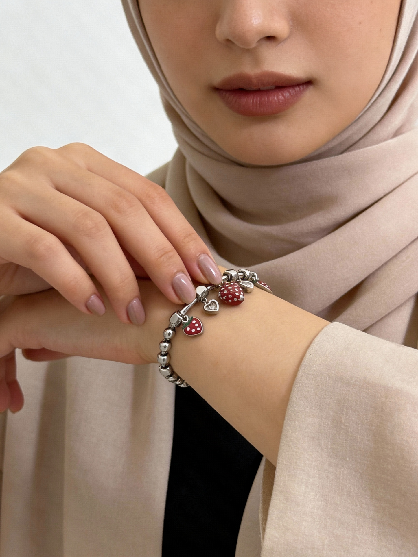 Aliaa Bracelet - Stainless Silver Plated