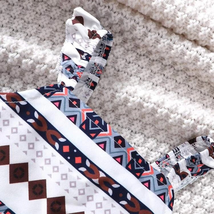 فستان هندسي - بوليستر