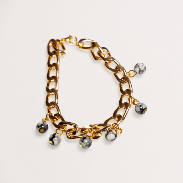 طقم "لاليا" الفاخر - مطلي بالذهب