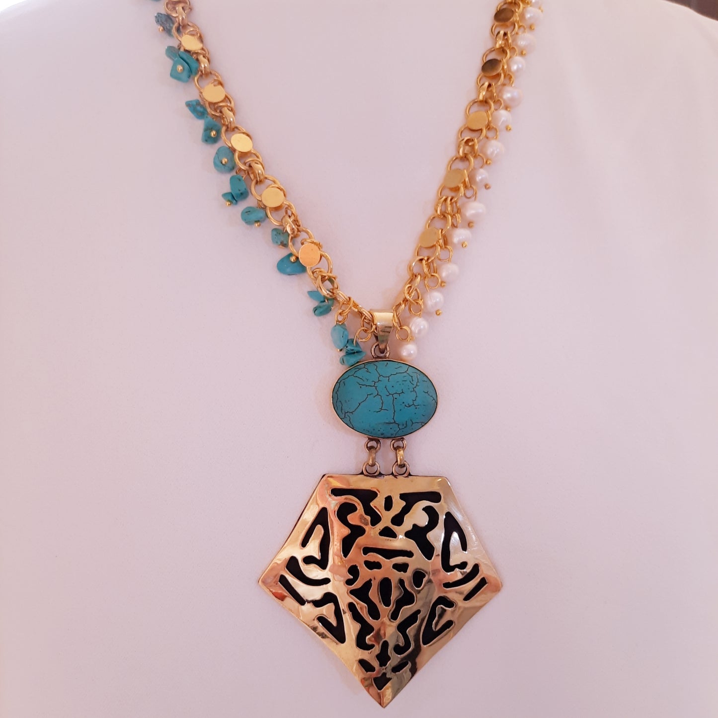 Jewel Turquoise – Necklace, Bracelet