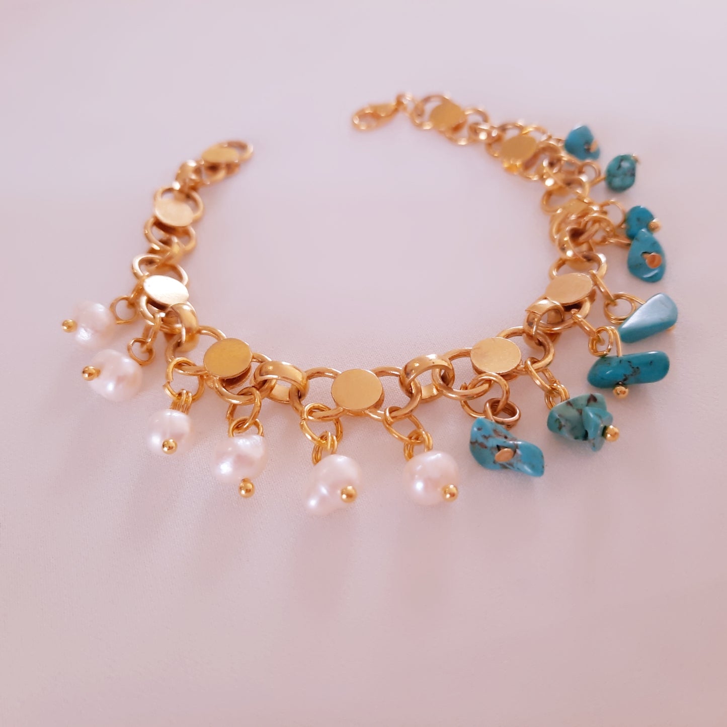 Jewel Turquoise – Necklace, Bracelet