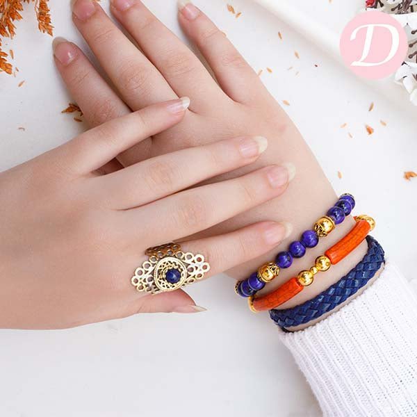 Hoor Leather Bracelet Set