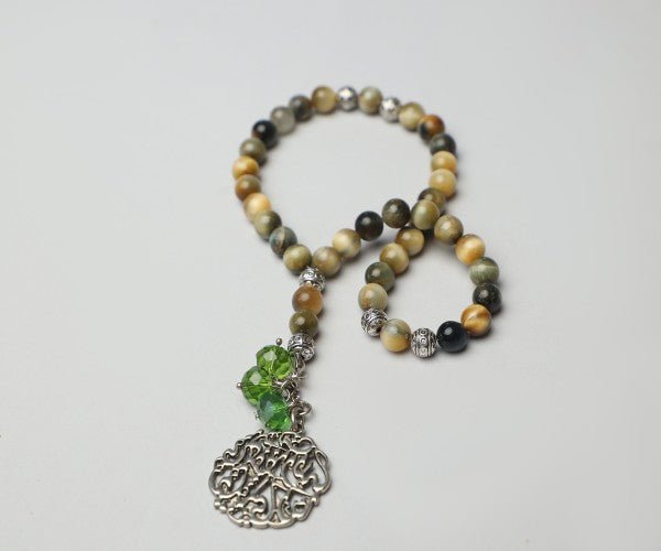 Aisha Rosary - Colorful Agate