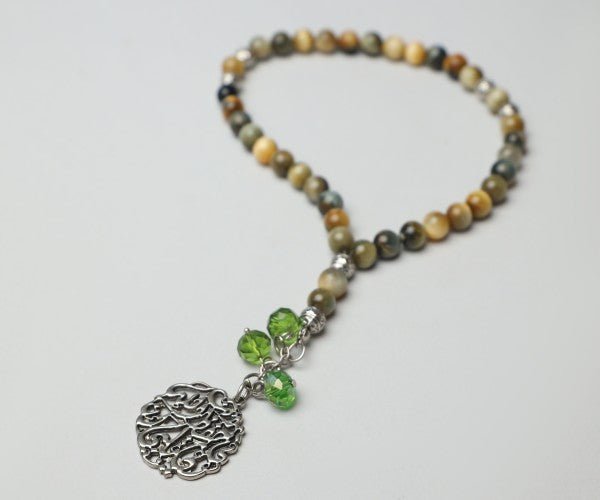 Aisha Rosary - Colorful Agate