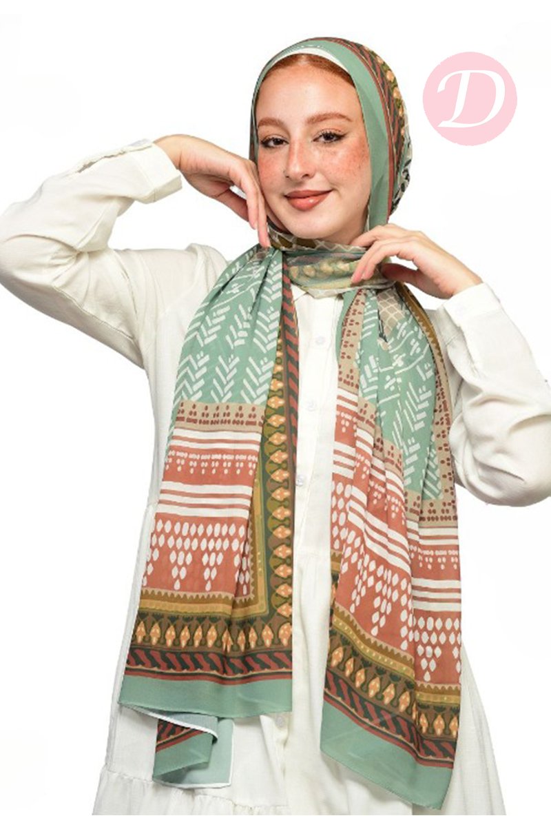 وشاح حلا - كريب شيفون