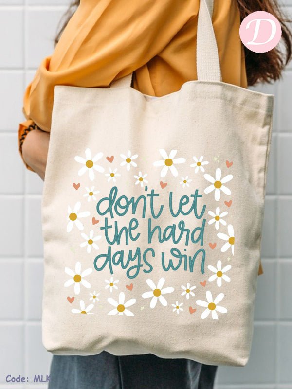 Hard Day Tote Bag - Linen