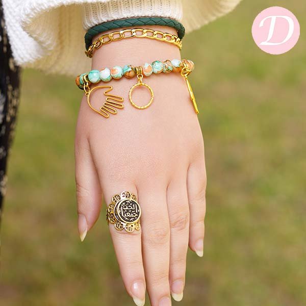 Noor Leather Bracelet Set