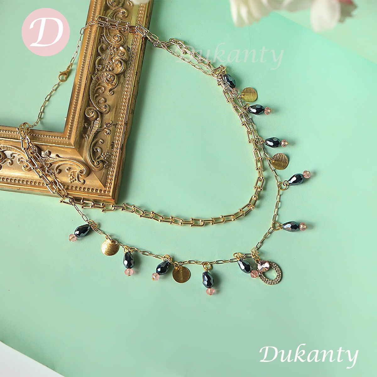 Azul Necklace - Gold Plated