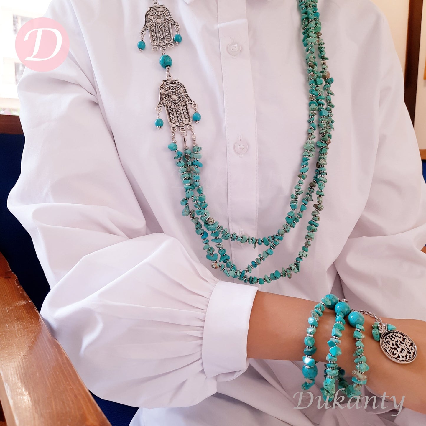 Nour Turquoise Set