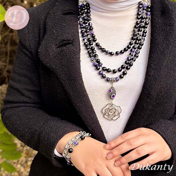 Rose Flower Set - Alabaster Stone