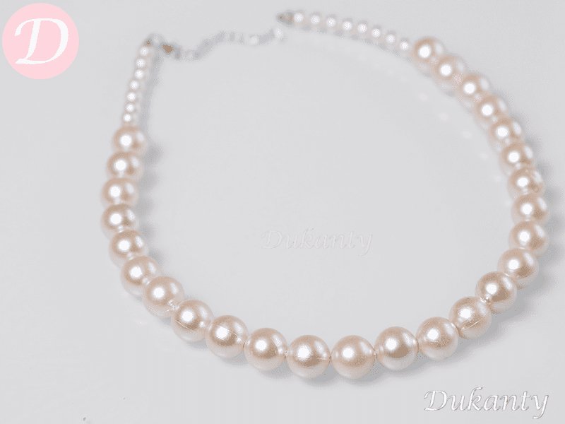 Laurel Necklaces - Pearl with Onyx