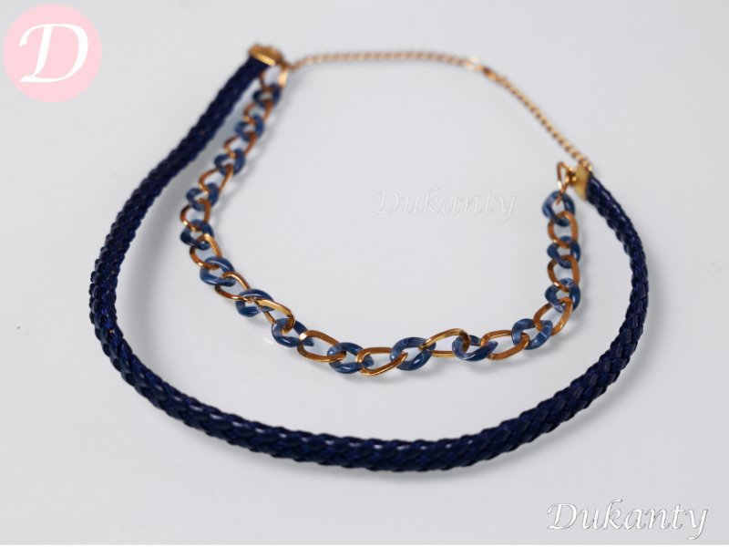 Jenna Necklace - Leather