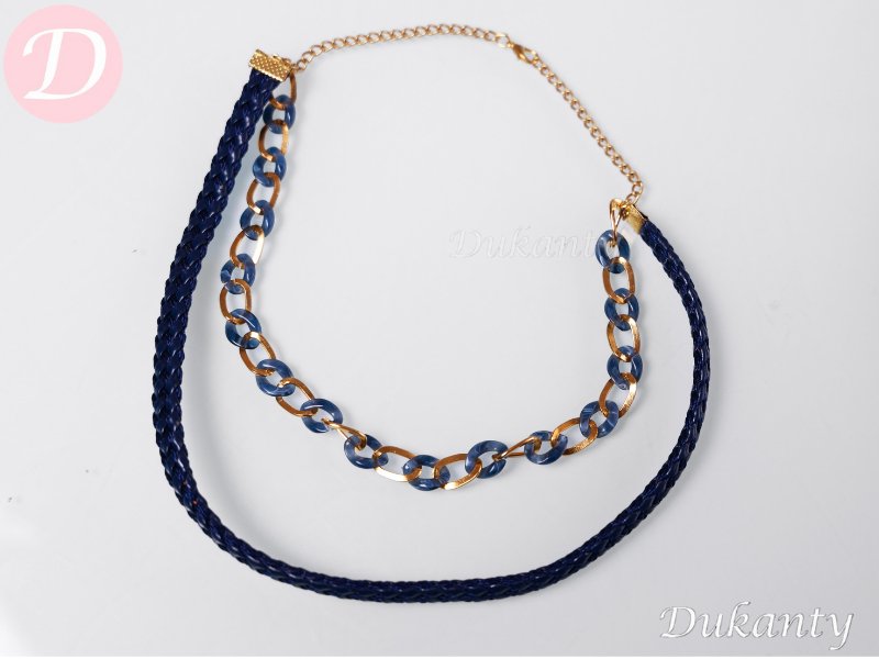 Jenna Necklace - Leather