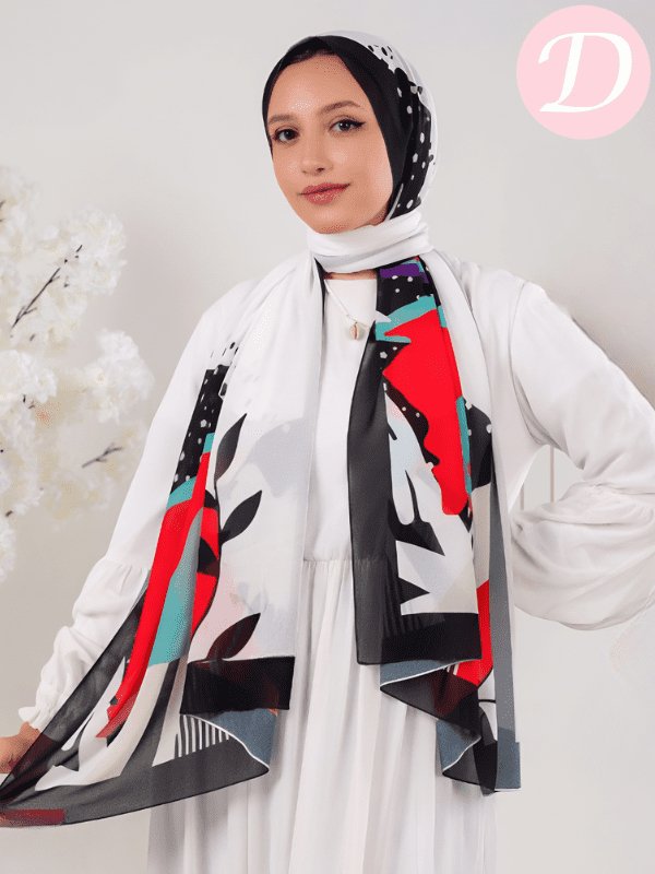 Magic Land Scarf - Crepe Chiffon