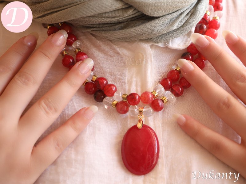 Celete Necklace - Agate