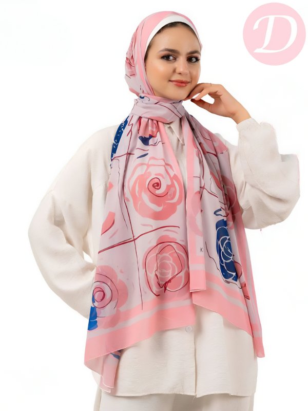 وشاح أزاليا - كريب شيفون