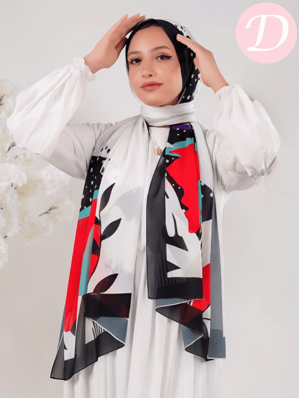 Magic Land Scarf - Crepe Chiffon