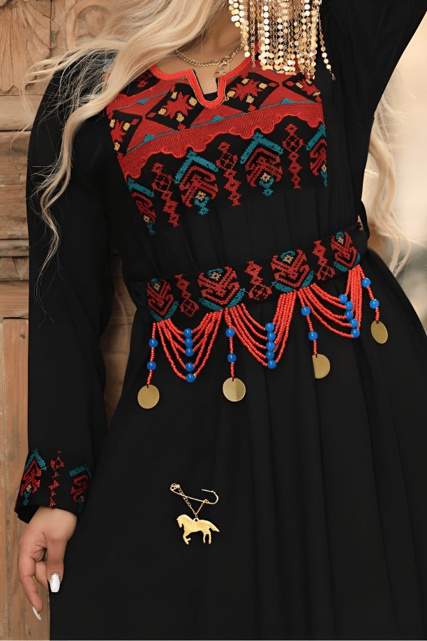Nourbanu Abaya - Crepe