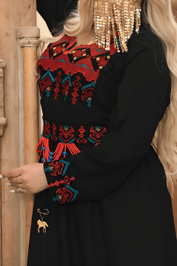 Nourbanu Abaya - Crepe