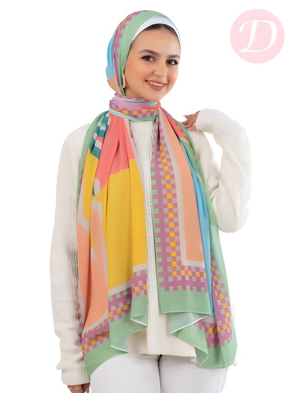 Kayila Scarf - Crepe Digital