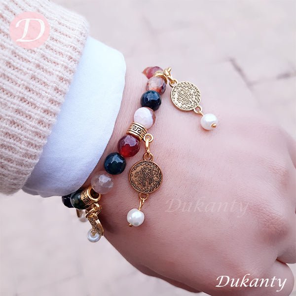 Olivia Colorful Bracelet - Agate Stone