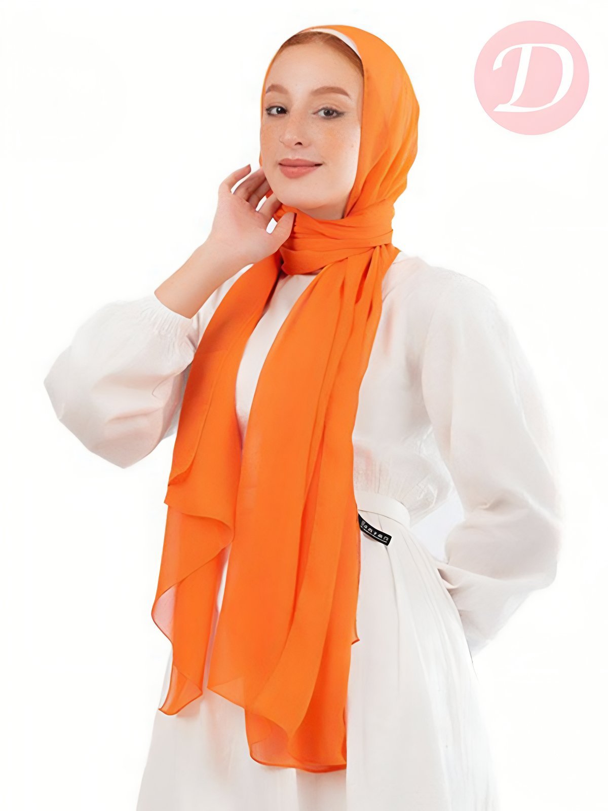 Macrons Scarf - Ribbed Crinkle