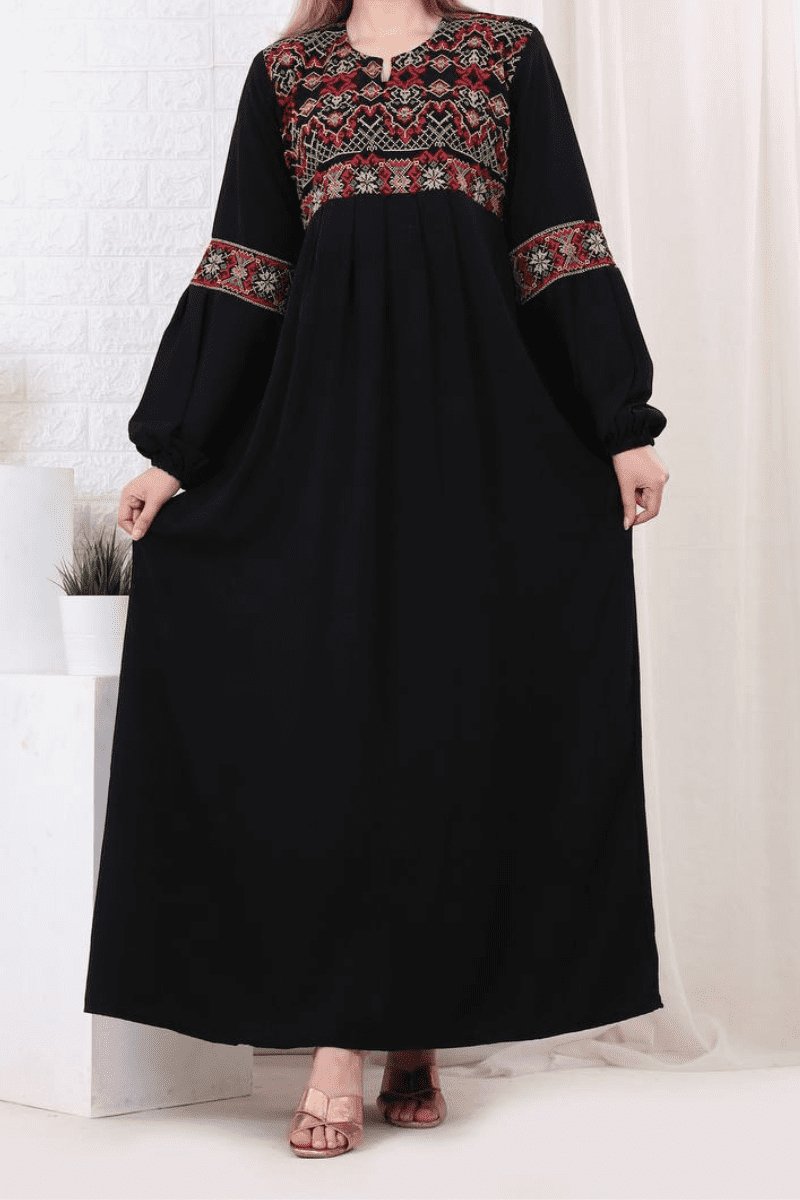 Qamar Abaya - Crepe