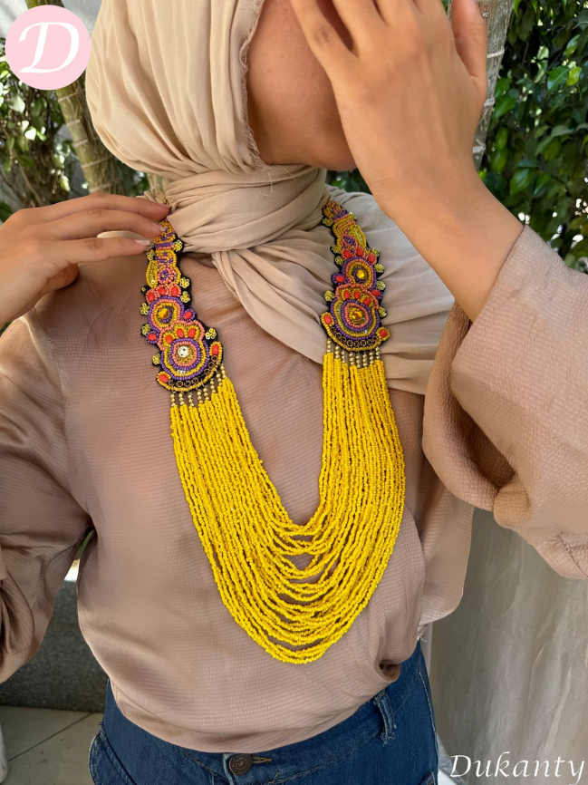 Samira Necklace - Colorful Stone