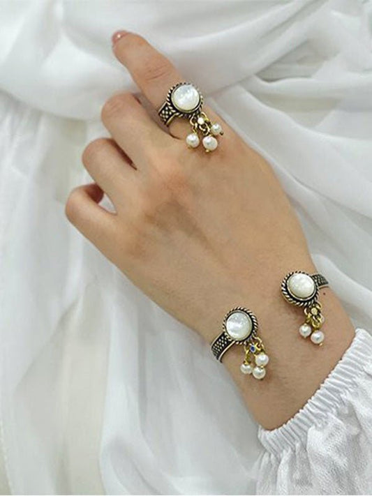 Morgana Bracelet & Ring –  Pure Copper