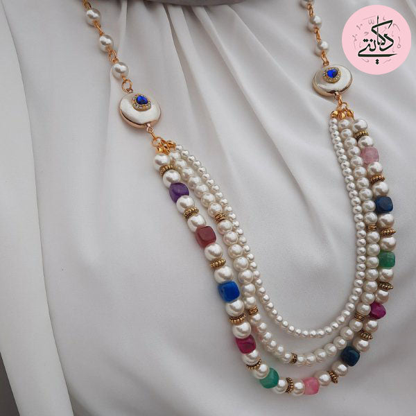 Colorful Pearl Set - Gold Plated