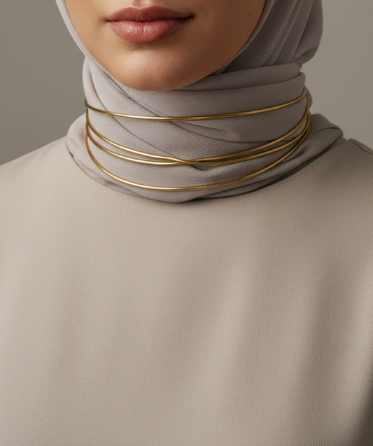 Choker Necklace - Pure Copper