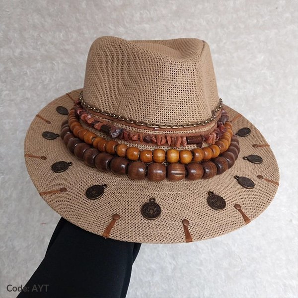 Farha Handmade Chapeau - Burlap