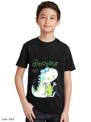 White Dinosaur T-shirt - Cotton
