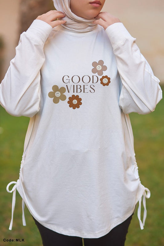 Good Vibes Woman T-shirt - Cotton