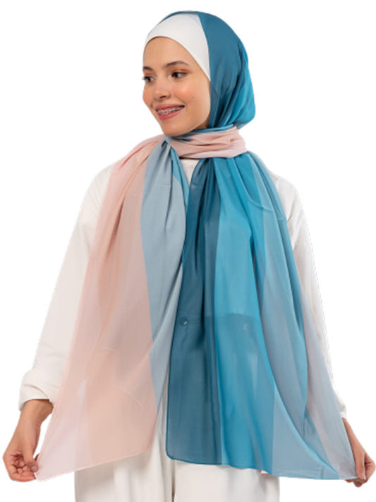 Lian Scarf - Crepe Degrade